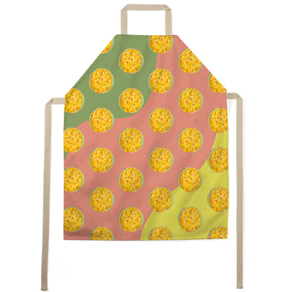 Cotton Apron mac and cheese 32" long 26" wide