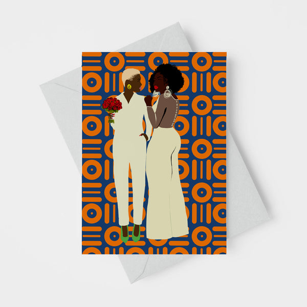 Wedding Day Edition I LGBTQ+ Wedding Greeting Card  4.25" x 5.5"