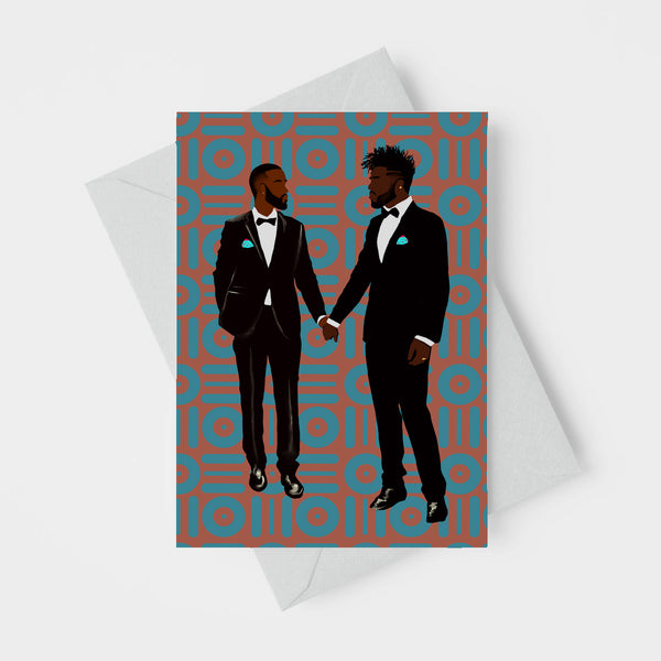 Wedding Day Edition II LGBTQ+ Wedding Greeting Card  4.25" x 5.5"