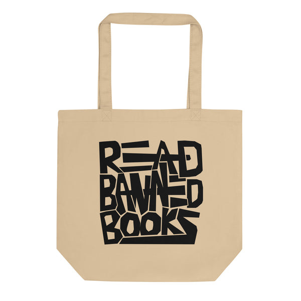 READ BANNED BOOKS CANVAS TOTE BAG
